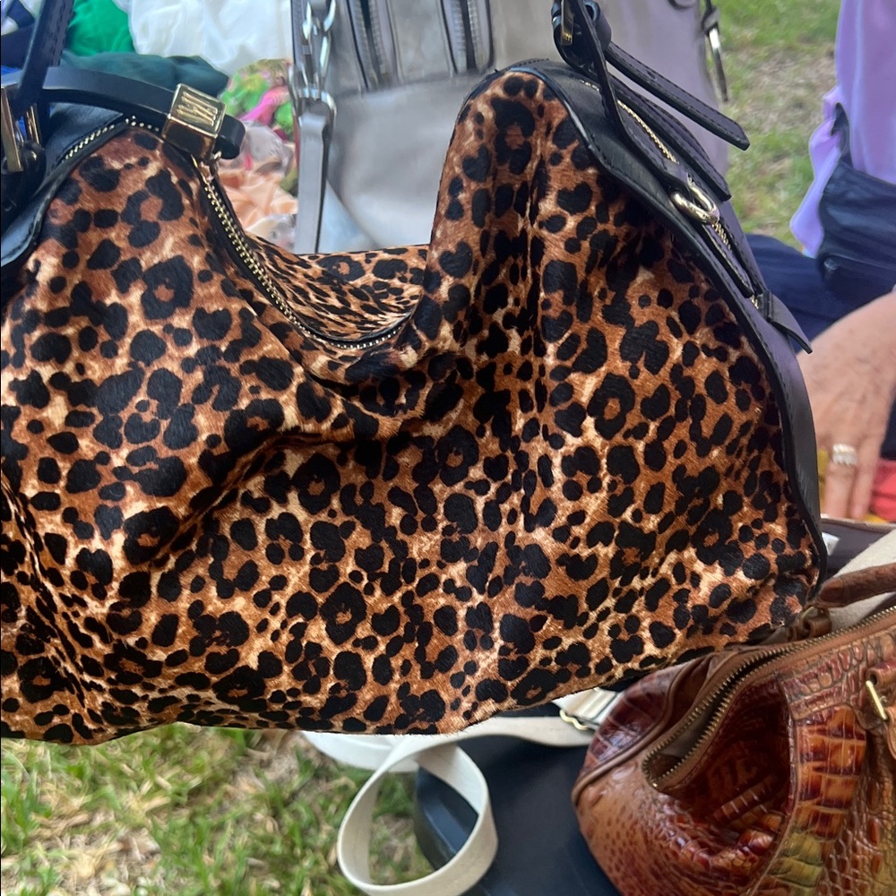 Antonio melani calf hair bag